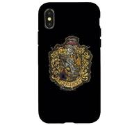 Carcasa para iPhone X/XS Harry Potter Hufflepuff Knitted Patch Damaged