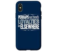 Carcasa para iPhone X/XS Harry Potter Loyalties Lie Elsewhere Quote