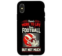Carcasa para iPhone X/XS Hay más en la Vida Que el fútbol, Pero no Mucho