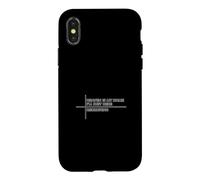 Carcasa para iPhone X/XS Heaven Is My Home I'm Just Here Recruiting