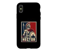 Carcasa para iPhone X/XS Héctor Legendario Héroe Troyano Antiguo Guerrero Mitología