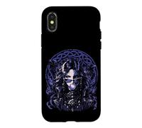 Carcasa para iPhone X/XS Hel Bubblegum Mitología nórdica Diosa Gothic Baddie