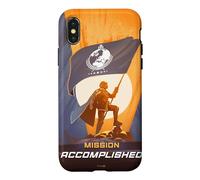 Carcasa para iPhone X/XS Helldivers 2 Mission Accomplished with Flag Video Game