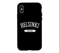Carcasa para iPhone X/XS Helsinki Camisa Estilo Clásico Helsinki Finlandia