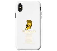 Carcasa para iPhone X/XS Heracles World Tour - Casco Griego Antiguo - Mitología