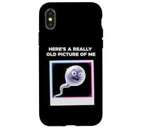 Carcasa para iPhone X/XS Here's A Really Old Picture of Me Funny Saying Gag