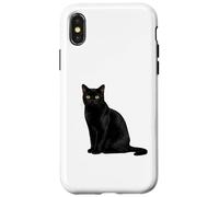 Carcasa para iPhone X/XS Hermoso felino con diseño de Gato de Bombay
