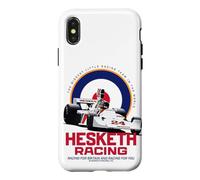 Carcasa para iPhone X/XS Hesketh Racing Campeón del Mundo Británico Equipo Vintage Classic