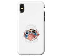 Carcasa para iPhone X/XS Hice una Pausa en mi Juego para Comer jamón, Divertida Navidad de Acción de Gracias