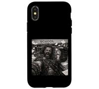 Carcasa para iPhone X/XS Highlander Último Día De Escuela Vacaciones De Verano Divertido Selfie