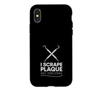 Carcasa para iPhone X/XS Higiene Dental Divertida del Limpiador Dental RDH del higienista Dental
