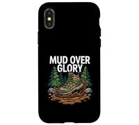 Carcasa para iPhone X/XS Hiking Trail Trekking Mud Over Glory Boot