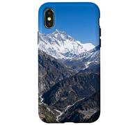 Carcasa para iPhone X/XS Himalayas Nepal Nevado Picos Montaña Paisaje Escena