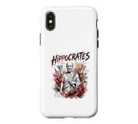 Carcasa para iPhone X/XS Hipócrates Filósofo de la Medicina Griega Antigua