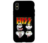 Carcasa para iPhone X/XS Hiss Funny Snake Lover Rock and Roll Band Gift Idea - Cinta para Regalo