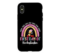Carcasa para iPhone X/XS Hola Kindergarten Niños Niñas Primer día de jardín de Infantes