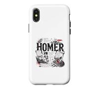 Carcasa para iPhone X/XS Homer Iliad Odyssey Poesía Griega Antigua