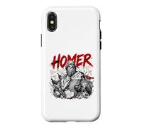 Carcasa para iPhone X/XS Homero Antiguo Poeta Griego Odisea Ilíada Saga