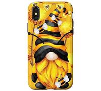 Carcasa para iPhone X/XS Honey Bee Graphic For Beekeeper and Summer Yellow GNOME