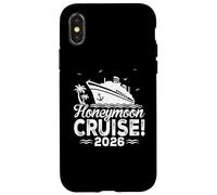 Carcasa para iPhone X/XS Honeymoon Cruise for Matching Couples 2026 Just Married
