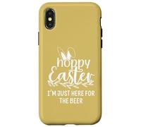 Carcasa para iPhone X/XS Hoppy Easter Hour Some Bunny Needs Beer Here for The Hops