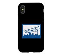 Carcasa para iPhone X/XS Horizonte de Toronto Tipografía Urbana Canadá Toronto Pride Retro