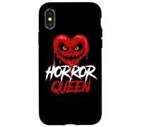 Carcasa para iPhone X/XS Horror Queen Zombie Heart Película de Terror Fan Girls Movie Night