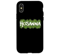 Carcasa para iPhone X/XS Hosanna in The Highest Palm Sunday Sanctus Católico Pascua