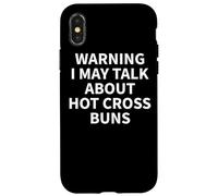 Carcasa para iPhone X/XS Hot Cross Buns Apparel - Divertido diseño para Amantes de los moños