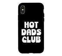 Carcasa para iPhone X/XS Hot Dad Club Cool Dads I Love Hot Daddy Wife Husband Fathers