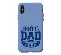Carcasa para iPhone X/XS Hot Dad Club Funny Father's Day Men Humor