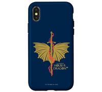 Carcasa para iPhone X/XS House of The Dragon Sword with Wings