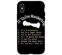 Carcasa para iPhone X/XS Hoverboard Checklist Cool & Funny Hoverboard Gift