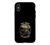 Carcasa para iPhone X/XS Hoy NO Estoy Offline Pesca Relajación
