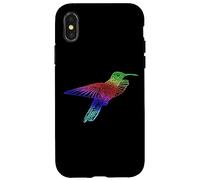 Carcasa para iPhone X/XS Hummingbird Bird Watcher Flower Wildlife Nature Nectar