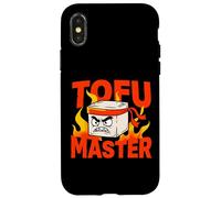 Carcasa para iPhone X/XS Humor de Karate Vegano de Tofu Master Angry Ninja