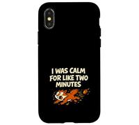 Carcasa para iPhone X/XS Humor Divertido Ardilla caótica energía hiperactiva Animal TDAH