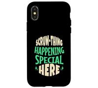 Carcasa para iPhone X/XS Humor Frase Scrum Energía Diaria Agile Equipo