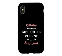 Carcasa para iPhone X/XS Humour Voisin voisine meilleure voisine