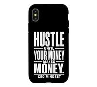 Carcasa para iPhone X/XS Hustle hasta Que su Dinero Gane Dinero - CEO Mindset