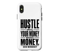 Carcasa para iPhone X/XS Hustle hasta Que su Dinero Gane Dinero - CEO Mindset