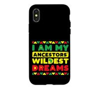 Carcasa para iPhone X/XS I Am My Ancestors Wildest Dreams Vintage Negro Historia Oscuro