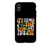 Carcasa para iPhone X/XS I Am The Gymnast Groovy It's me Gymnastics Mujeres Niñas Daisy