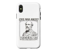 Carcasa para iPhone X/XS I General Lee Do Not Find Civil War Chistes Divertidos para Luces