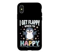 Carcasa para iPhone X/XS I Get Flappy When I'm Happy