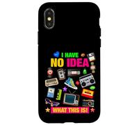 Carcasa para iPhone X/XS I Have No Idea What This is! Illustration Graphic Designs