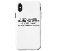 Carcasa para iPhone X/XS I Have Selective Hearing
