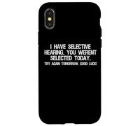 Carcasa para iPhone X/XS I Have Selective Hearing