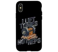 Carcasa para iPhone X/XS I Lift Tomes Gains ME A SURED IN LORE Not Reps