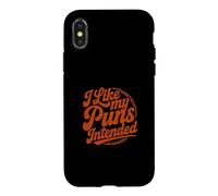 Carcasa para iPhone X/XS I Like My Puns Intended